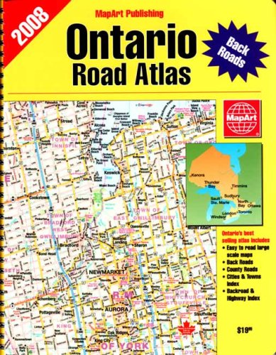 City Travel Guides Discounted  Books : Ontario Back Road Atlas