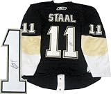 Jordan Staal Autographed/Hand Signed Pittsburgh Penguins Black Authentic Jersey (James Spence)