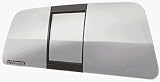 CRL All Glass Look Tri-Vent Three Panel Truck Slider with Clear Glass for 2002-2003 Lincoln Truck and 2004+ Ford Heritage