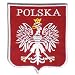 Sew-On Patch - POLSKA Eagle Shield, Large
