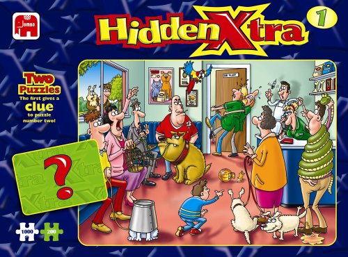 Childrens Toyshop  Toys : Jumbo Puzzle - Hidden Xtra - At the Vets (1000 + 200 pieces)