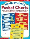 Month-By-Month Pockets Charts: 20 Knock-Your-Socks-Off Pocket Chart Poems With Lessons That Take You Through the Year & Build Skills in Reading, Math, Science & More