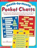 Month-By-Month Pockets Charts: 20 Knock-Your-Socks-Off Pocket Chart Poems With Lessons That Take You Through the Year and Build Skills in Reading, Math, Science and More