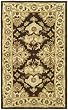 Safavieh Heritage HG817B Espresso 3' x 5' Handmade Wool Area Rug