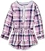 Hatley Girls' Shirt Dress Deers On Plaid