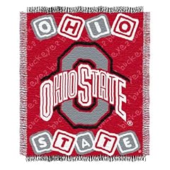 Ohio State Buckeyes 36x46 Woven Jacquard Baby Throw
