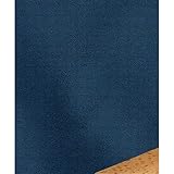 IMAGE OF Ultra Suede Indigo Blue Fitted Mattress Cover Twin 641