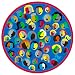 Joyful Faces Rug - Blue (7'7