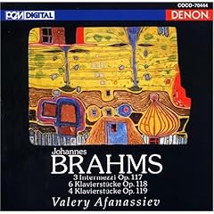 ヴァレリー・アファナシエフ/ブラームス後期ピアノ作品集