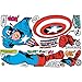 RoomMates RMK2338GM Captain America Classie Peel and Stick Giant Wall Decals