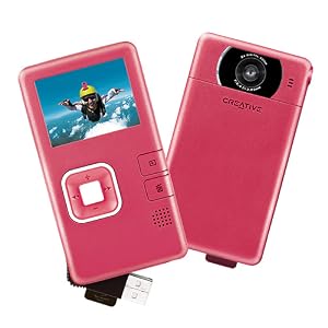 Creative Vado Pocket Video Cam VF0570 – Camcorder – 300 Kpix – pink
