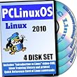 PCLinuxOS 2010.12 Linux, 4-discs Installation and Reference Set, Ed.2011