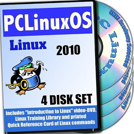 PCLinuxOS 2010.12 Linux, 4-discs Installation and Reference Set, Ed.2011