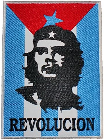 6x8" CHE Guevara Revolucion Biker Vest Back Patch XL