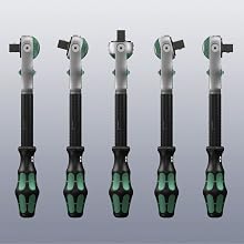 Wera Zyklop 8100 SC 2 37 Piece Ratchet Set, 1/2-Inch Drive - Metric