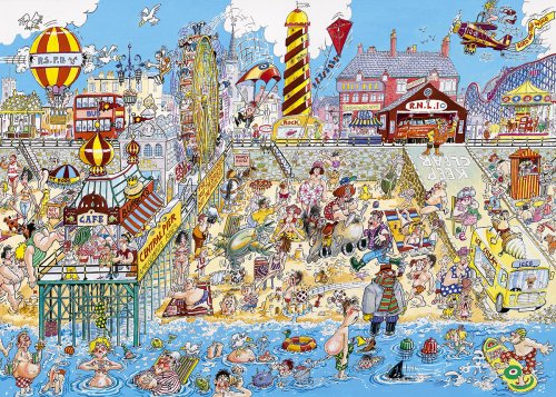Childrens Toyshop  Toys : Gibsons Puzzle - The Great British Seaside - 1,000 Piece Jigsaw
