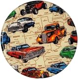 Andreas TR-228 8-Inch Silicone Trivet, Hot Rods