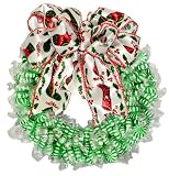 Spearmint Twist Candy Wreath