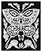 Darice 16-Inch by 20-Inch Velvet Art Set, Butterfly