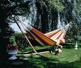 Amazonas AZ-101816 Barbados rainbow Hängematte, Belastbarkeit 160kg, Liegefläche 230 x 150cm