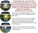 Massive Cash Flow Pack with How To Earn Extra Money, Marketing and Success Principles for Glass Doors Internet Businesses 3 CD Power Pack