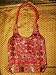 Boho Banjara Gypsy India Orange Sari Handbag Purse Totes
