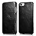 Benuo iPhone 8 Case,iPhone 7 Case, [Vintage Classic Series] Genuine Leather Folio Flip Corrected Grain Leather Case,Ultra Slim,Handmade Style with Magnetic Closure for Apple iPhone 8/iPhone 7 (Black)