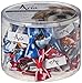 Aria Romeo Bows for Dogs, 48-Piece Canisters