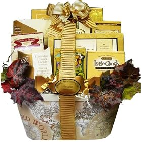 Old World Charm Gourmet Food and Snacks Gift Basket - A Great Gift Idea for Fathers Day