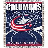 Columbus Blue Jackets NHL Triple Woven Jacquard Throw (019 Series) (48x60")"
