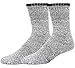 Eco Friendly Heavy Weight Recyled Cotton Winter Thermal Boot Socks 4 Pair (10-13, Color Tipping)