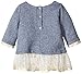 Pippa & Julie Baby-Girls Infant Lace Chambray Set