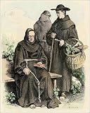 Photographic Prints of Medieval monks gardening vegetables from North Wind