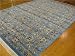 9'10 x 13'1 Blue Persian Tabriz Rug