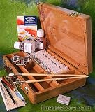 Winsor & Newton Artist Oil Color Set in a Bamboo Box