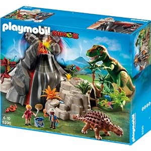 PLAYMOBIL 5230 - T-Rex und Saichania beim Vulkan