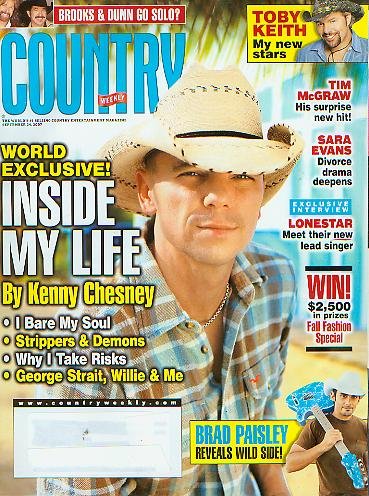 Country Weekly September 24 2007: Kenny Chesney, Toby Keith, Tim McGraw, Sara Evans, Lonestar, Brad Paisley