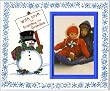 WIth Love to Grandma & Grandpa -snowman - Picture Frame Gift