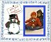 WIth Love to Grandma & Grandpa -snowman - Picture Frame Gift