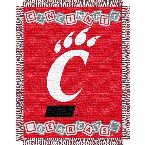 Northwest Cincinnati Bearcats Woven Jacquard Baby Decorative Throw