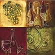 Wine Collage Luncheon Napkins