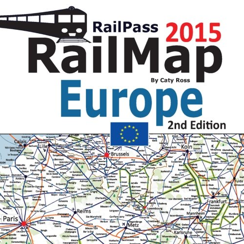 RailPass RailMap Europe 2015: Icon illustrated Railway Atlas of Europe, Turkey and Morocco ideal for interrail and Eurail pass holders