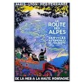 Gallery Wrapped La Route des Alpes by Roger Broders - (24 X 32")