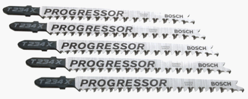 Bosch T234X Progressor Wood Blade (5-Pack)