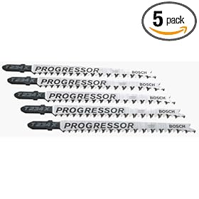 Bosch T234X Progressor Wood Blade (5-Pack) by BOSCH (S-B Powertools)
