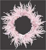 Whimsical Pink Laser Artificial Christmas Wreath 16
