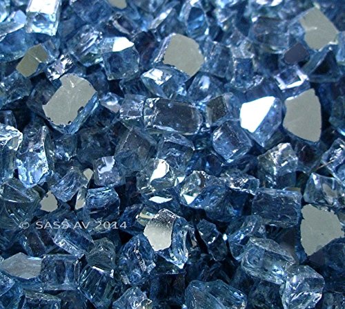 Fireglass Fireplace Fire Pit Glass, ~1/4