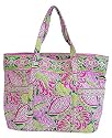 Vera Bradley Pinwheel Pink Super Tote Handbag