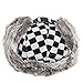 City Hunter Checkered Jacquard Trapper Bomber Cap Hat w/ Faux Fur