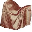 Shawl Scarf Brocade Silk Womens Outerwear 36 x 90 inches (bssl078)